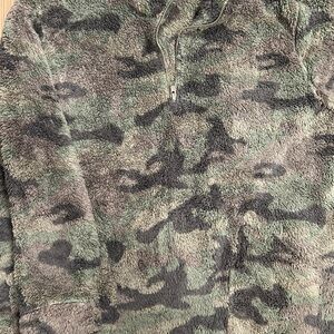 Camo Fleece Pullover
